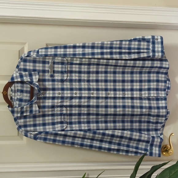 Field & Stream Performance Shirt Men's Long Sleeve Button Down Plaid Size 2XL - Picture 1 of 9